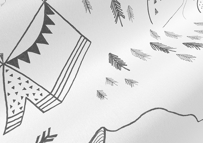 Wild West, Mono - Roman Blind - Image 4